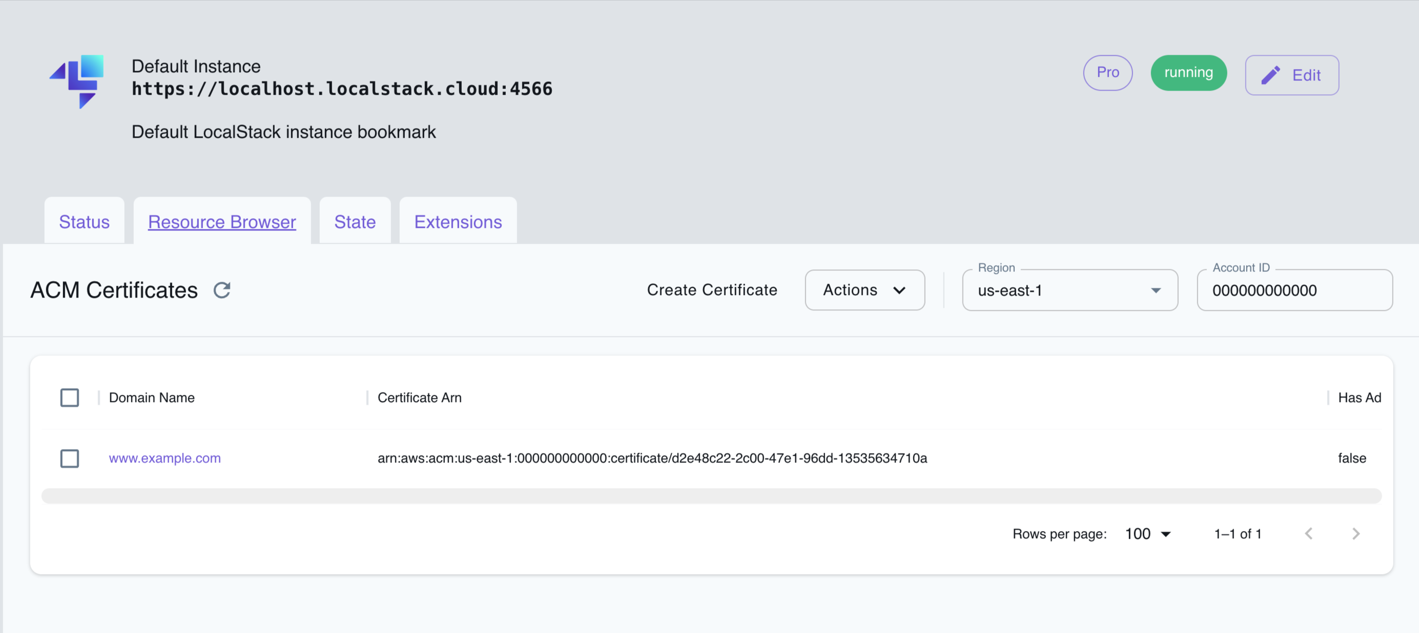 ACM Resource Browser